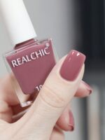 REALCHIC 10ml/Pcs Rusty Rose Water Based Nail Polish,Fast Dry,Long Lasting,Peel Off,Manicure Nails Art For Women & Girls,Holiday Gifts