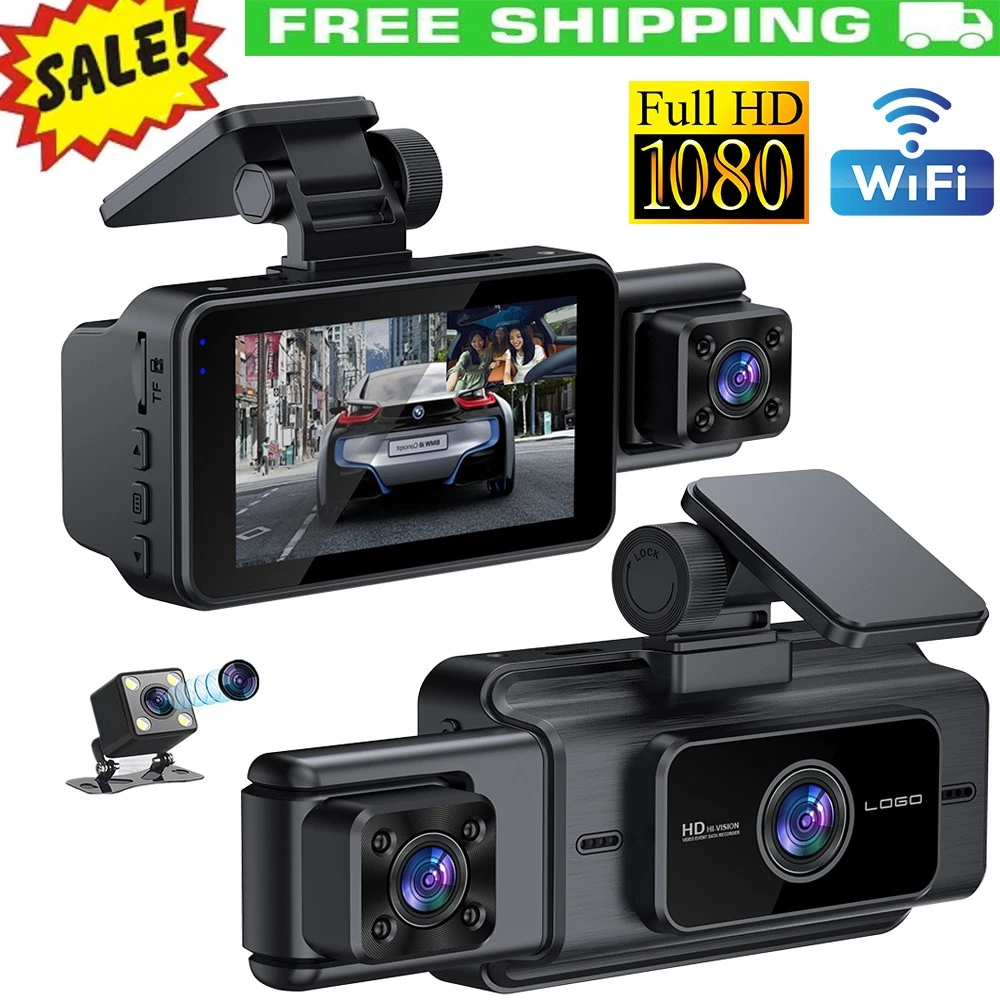 s-l1600 (41) 3'' WIFI Dash Cam 24 Parking Mode FHD Night Vision Dashcam 1080P DVR Recorder - Image 1