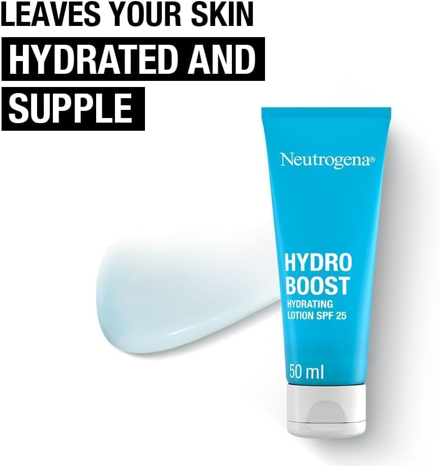 51jtrY7yFQL._AC_ (1) Neutrogena Hydro Boost City Shield Hydrating Face Lotion SPF 25, Protects Against Pollution and Sun Damage, with Hyaluronic Acid and Antioxidant for Radiant Skin, Broad Spectrum, 50ml - Image 1