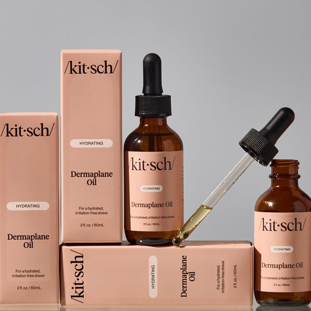 61PDpQo+rQL._AC_SL1280_ Kitsch Dermaplane Face Oil with Jojoba & Argan Oil – Hydrating Facial Formula for Dermaplaning Tool, Gua Sha & Razor Use – Irritation-Free Shave Oil for Soft, Radiant Skin – 60ml - Image 1