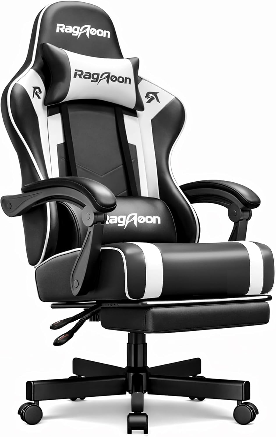61hvvlW1BcL._AC_SL1500_ Gaming Chair for Adults Gaming Chairs-Video Game Chairs with Footrest Headrest and Lumbar Support Ergonomic Height Adjustable Game Reclining Chair for Gamer Oversize Black - Image 1