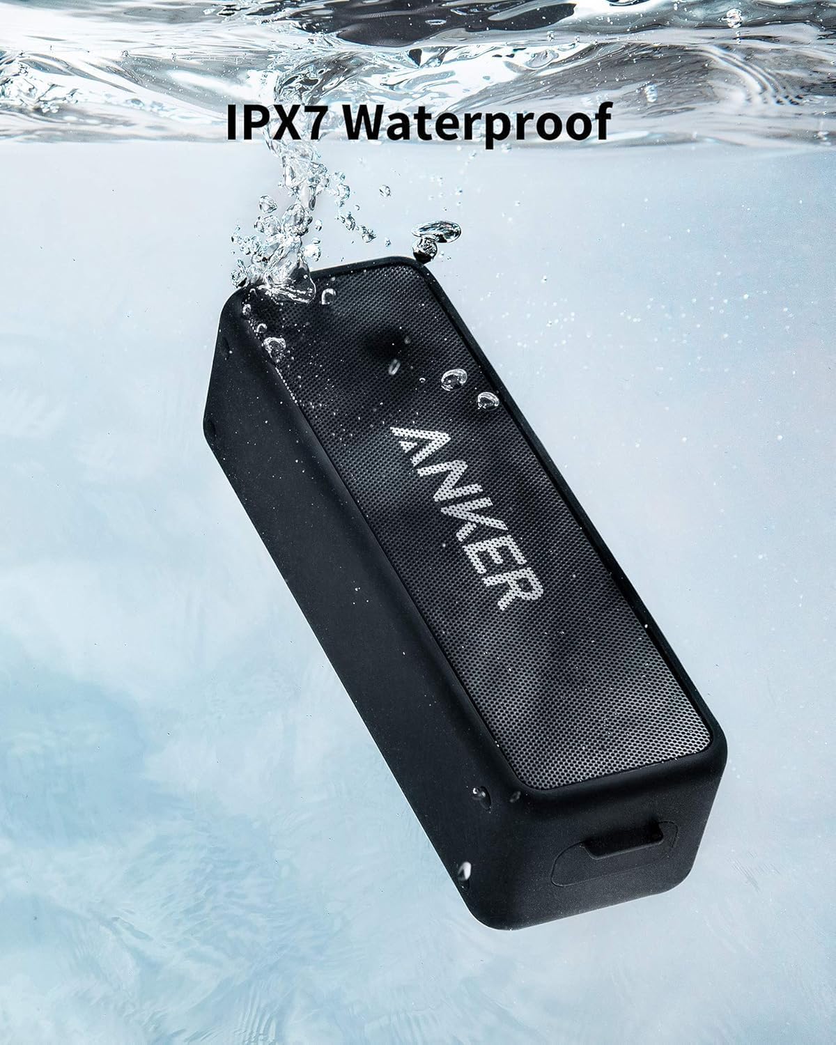 71yfTLx6-DL._AC_SL1500_ Anker Soundcore 2 Portable Bluetooth Speaker with 12W Stereo Sound, BassUp, IPX7 Waterproof, 24-Hour Playtime, Wireless Stereo Pairing, Speaker for Home,... - Image 1