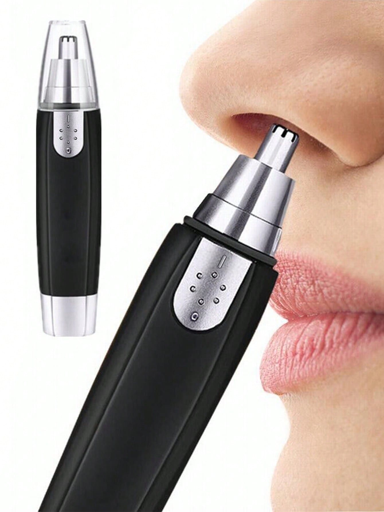 http___img.ltwebstatic.com_v4_j_spmp_2025_09_08_b5_1757301948c6dd9cf5b66f992bb48b84424edeafc6 1pc Electric Nose Hair Trimmer, Portable Nose Hair Clipper For Men And Women - Image 1