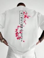 1pc Men's Fashionable Printed Loose Short Sleeve T-Shirt | Exquisite Design | Essential For Summer | Easy To Match, Showcasing Your Style