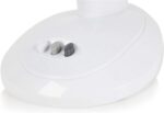 Signature 9” 2 Speed Desk Fan with Oscillation, Adjustable Tilt, White, S40008 - Image 6
