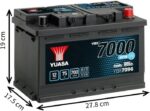 Yuasa YBX7096 12V 75Ah 700CCA EFB Maintenance Free Start Stop Car Battery