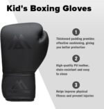 flintronic Boxing Gloves, Junior Training Sparring Gloves, PU Cartoon Sparring Training Boxing Gloves for MMA, Muay Thai, Martial Arts, Kickboxing - Image 3