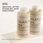 Olaplex Wash and Shine Hair Kit: Nº.4, 5, 7, Shampoo & Conditioner Set | Cleanse, Hydrate, & Control Frizz Up to 72 Hours | Bonding Oil for Shine & Protect | For Coily, Curly, Straight, and Wavy - Image 3