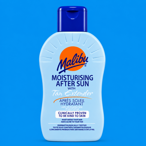 Malibu Sun After Sun Tan Extending Lotion, Moisturising After Sun Care to Prolong Natural Tan, Hydrating Body After Sun Lotion, Original, 400ml