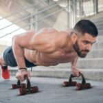 flintronic Push Up Bars, Pushup Stand, Strength Training - Workout Stands, Cushioned Foam Handles Grip, Non-Slip Sturdy Structure Push Up Bars for Men &... - Image 3