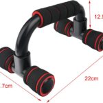 flintronic Push Up Bars, Pushup Stand, Strength Training - Workout Stands, Cushioned Foam Handles Grip, Non-Slip Sturdy Structure Push Up Bars for Men &...