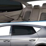 BEGKYA Car Window Shades for Baby UV Protection, 2Pcs Universal Sun Shades for Kids Back Window, Rear Window Suitable for Most Cars, Elastic Material - Image 6