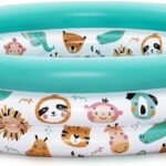 Bestway Safari Pals Kids Paddling Pool, Inflatable Paddling Pool, Kiddie Pool