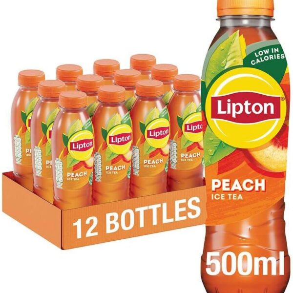 Lipton Ice Tea Peach 500ml (Pack of 12)