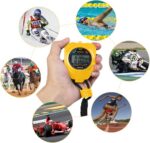 Vicloon Sport Stopwatch Timer, Professional Digital Sport Timer with Stainless Steel Whistle, Large LCD Display Suitable for Football, Basketball, Running,... - Image 6