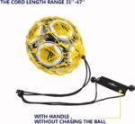 PodiuMax Football Kick Trainer, Adjustable Football Training Gifts Improve Kick/Throw/Control Skills, Ball Locked Net Trainer for Kids Adults Fits FootBalls Size 3/4/5 Ball - Image 5
