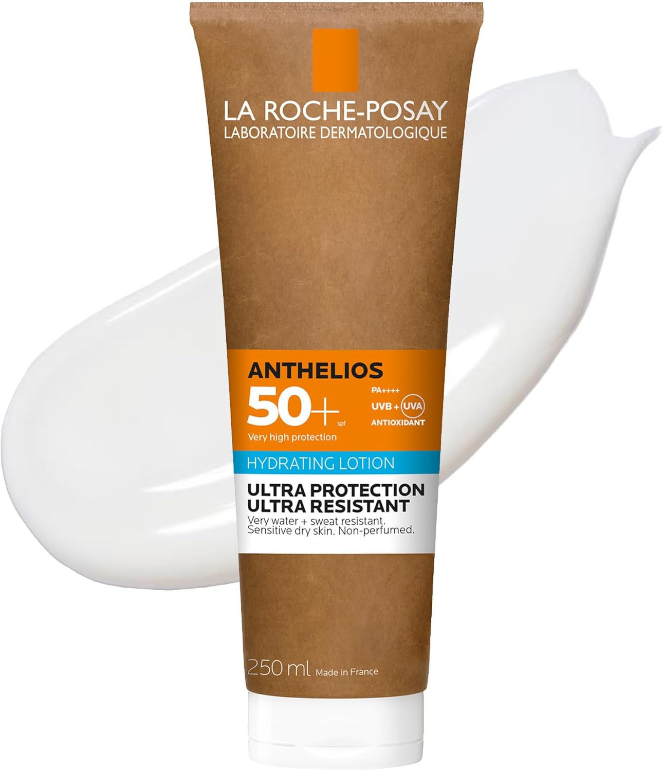 61TjM6yvbAL._AC_SL1500_ La Roche-Posay Anthelios Hydrating Body Lotion SPF50+, Broad-Spectrum Sunscreen, UVB and UVA Protection, Lightweight Non-Greasy Formula, Suitable for Sensitive Dry skin, 250ml - Image 1