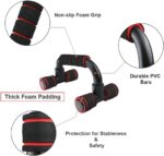 flintronic Push Up Bars, Pushup Stand, Strength Training - Workout Stands, Cushioned Foam Handles Grip, Non-Slip Sturdy Structure Push Up Bars for Men &... - Image 2