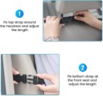 ACELIFE Car Organiser,Car Seat Organiser for Kids 2pcs, BackSeat Protector with 10" iPad Tablet Holder,Car Tidy Organiser With Kick Mat & 9 Pockets... - Image 3