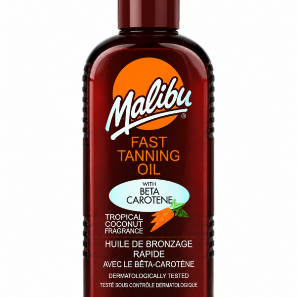 Malibu Sun SPF 15 Bronzing Tanning Oil Spray with Coconut Oil, Hydrating Body Tanning Oil for Natural Golden Tan, Water Resistant, 200ml