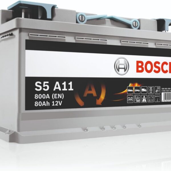 Bosch S5A11 Car Battery 80A / h-800A