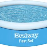 Bestway 6ft x 20in Blue Round Fast Set Inflatable Above Ground Pool