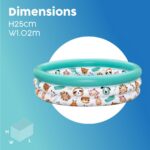 Bestway Safari Pals Kids Paddling Pool, Inflatable Paddling Pool, Kiddie Pool - Image 4