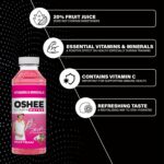 Oshee Vitamin Water – Non-carbonated red grape and dragonfruit flavourOshee Vitamin Water – Non-carbonated red grape and dragonfruit flavour drink with addition of vitamins, zinc and iodine. Pasteurized, 555ml (Pack of 6). drink with addition of vitamins, zinc and iodine. Pasteurized, 555ml (Pack of 6). - Image 3