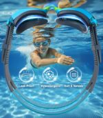 Kids Swimming Goggles - Adjustable Anti Fog Swimming Goggles Kids 6-14 years, UV Resist Junior Swim Goggles, Wide Clear Vision and Anti-Leak for Boys Girls - Image 4