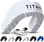 Titan Armour® Gum Shield | Dual-Layer | Adults & Junior Custom-Fit Mouth Guard | Case Inc | Boil & Bite Mouthguard Boxing, Rugby, MMA, Hockey &...