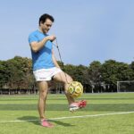 PodiuMax Football Kick Trainer, Adjustable Football Training Gifts Improve Kick/Throw/Control Skills, Ball Locked Net Trainer for Kids Adults Fits FootBalls Size 3/4/5 Ball - Image 7