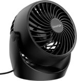 gaiatop Desk Fan, 5 Inch Portable Electric Table Desktop Air Circulator Fans, Small but Powerful with 3 Speed 360° Adjustable Tilt for Cooling Home Dorm...