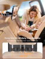 Mirrorsafe Car Seat Mirror for Rear-Facing Infant See Baby from Driver Seat Headrest Hook - Acrylic ABS PC Shatterproof 360 Degree Adjustable Backseat... - Image 7