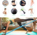 flintronic Fabric Resistance Bands, Exercise Bands Set, Non-Slip Booty Bands with 3/5 Resistance Levels, Workout Fitness Bands for Hips & Glute, Women/Men/Beginners/Yoga, Strength Training - Image 3