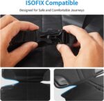 2pcs Car Seat Protectors,Leather Seats Protectors For Child Car Seats With Non-Slip Bottom Waterproof Large Mesh Pockets (black) - Image 4