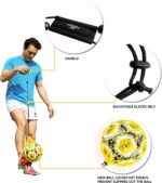 PodiuMax Football Kick Trainer, Adjustable Football Training Gifts Improve Kick/Throw/Control Skills, Ball Locked Net Trainer for Kids Adults Fits FootBalls Size 3/4/5 Ball - Image 4