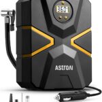 AstroAI Tyre Inflator Air Compressor 12V DC, Digital Car Tyre Pump 150 PSI, Preset Tyre Pressure & Auto Shutoff, Electric Air Pump for Car Tyres,...