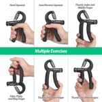 NIYIKOW Hand Grip Strengthener, Grip Strengthener, Forearm Strengthener, Adjustable Resistance 22-132Lbs (10-60kg), Perfect for Musicians Athletes - Image 3