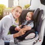 globalkids Safety Baby Car Seat with Isofix and Top Tether, 360 Degree Rotating Child Seat for All Group 0-12 Years Old (up to 36kg), Black (2022 Edition) - Image 4