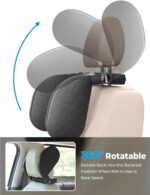 Oasser Car Seat Headrest Pillow, Detachable and Adjustable Double Sided Support Head and Neck for Adult and Kids, Easy to Install, Suitable for Front... - Image 2