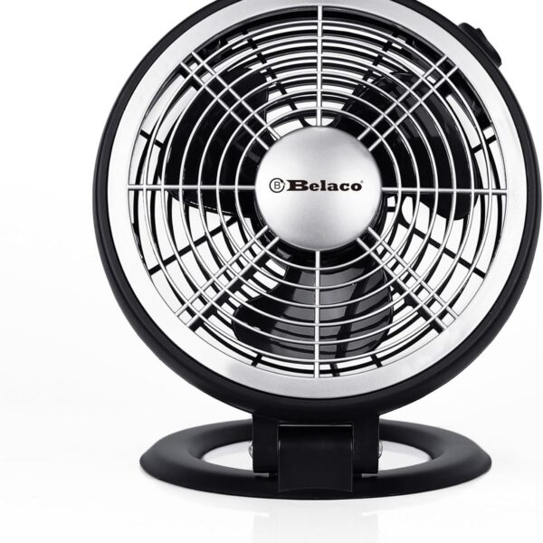 Belaco 7” Desk Fan Wall Mounted 2in1 Function Stand Fan with Automatic Safeguard Elegant Design
