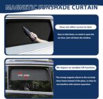 4PCS car curtains, magnetic car window shades, car blackout window covers. Fits most car models, protects privacy, serves as sleep blackout shade and heat... - Image 9
