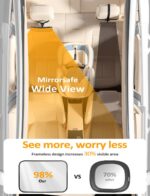 Mirrorsafe Car Seat Mirror for Rear-Facing Infant See Baby from Driver Seat Headrest Hook - Acrylic ABS PC Shatterproof 360 Degree Adjustable Backseat... - Image 4