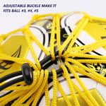 PodiuMax Football Kick Trainer, Adjustable Football Training Gifts Improve Kick/Throw/Control Skills, Ball Locked Net Trainer for Kids Adults Fits FootBalls Size 3/4/5 Ball - Image 3