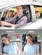 Oasser Car Seat Headrest Pillow, Detachable and Adjustable Double Sided Support Head and Neck for Adult and Kids, Easy to Install, Suitable for Front... - Image 5