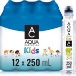 AQUA Carpatica Kids 250mlx12 - Pure Natural Still Mineral Water for Children with Spill-Proof Sippy Cap, Virtually Nitrate-Free, Low Sodium, Naturally...