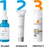 La Roche-Posay Anthelios Age Correct SPF50, Anti-Ageing Daily Sunscreen With Hyaluronic Acid, Niacinamide & Phe-Resorcinol, 24 Hour Hydration,... - Image 3