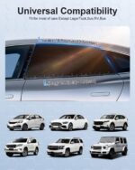 PEMOTech Car Window Shades for Baby 2 Pack - Stretchable & Breathable Spandex Car Sun Shade for Baby - Car Shades UV Sun Protection for... - Image 7