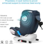globalkids Safety Baby Car Seat with Isofix and Top Tether, 360 Degree Rotating Child Seat for All Group 0-12 Years Old (up to 36kg), Black (2022 Edition) - Image 7
