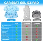 Orzbow Baby Gel Pad, Reversible Car Seat Protector Potty Training Cooling Mat for Babies with EVA, Large Gel Cooling Mat for Baby Car Seats, Pushchairs... - Image 7